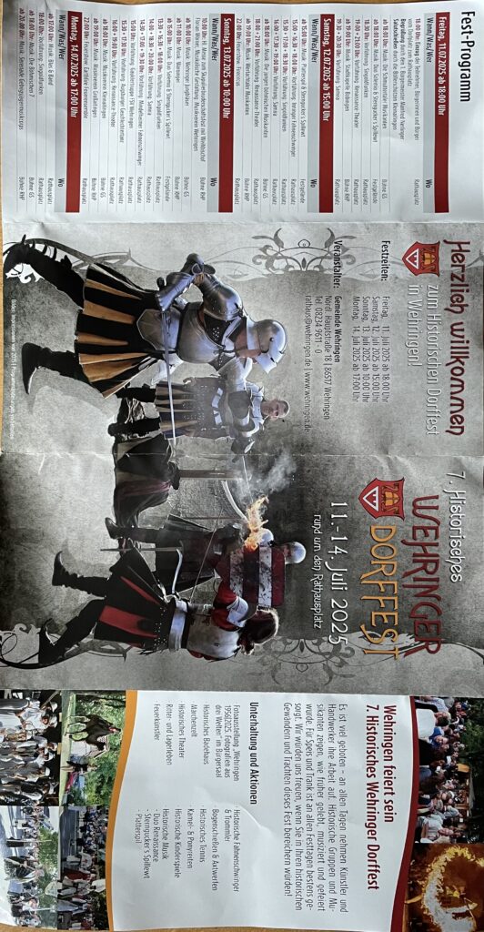 Mittelalter Dorffest Wehringen 07/2025